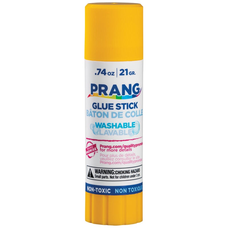 Prang Washable Glue Stick, Clear.74 Oz, 1 Count - Image 1
